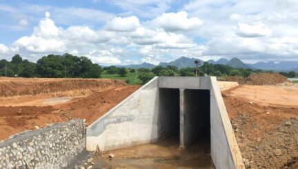 Culvert At Tarik Creek At Hermosa Ecozone Industrial Park