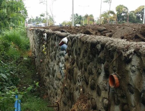 Construction Of Rubble Masonry Wall Phase 1 Light Industry And Science Park IV